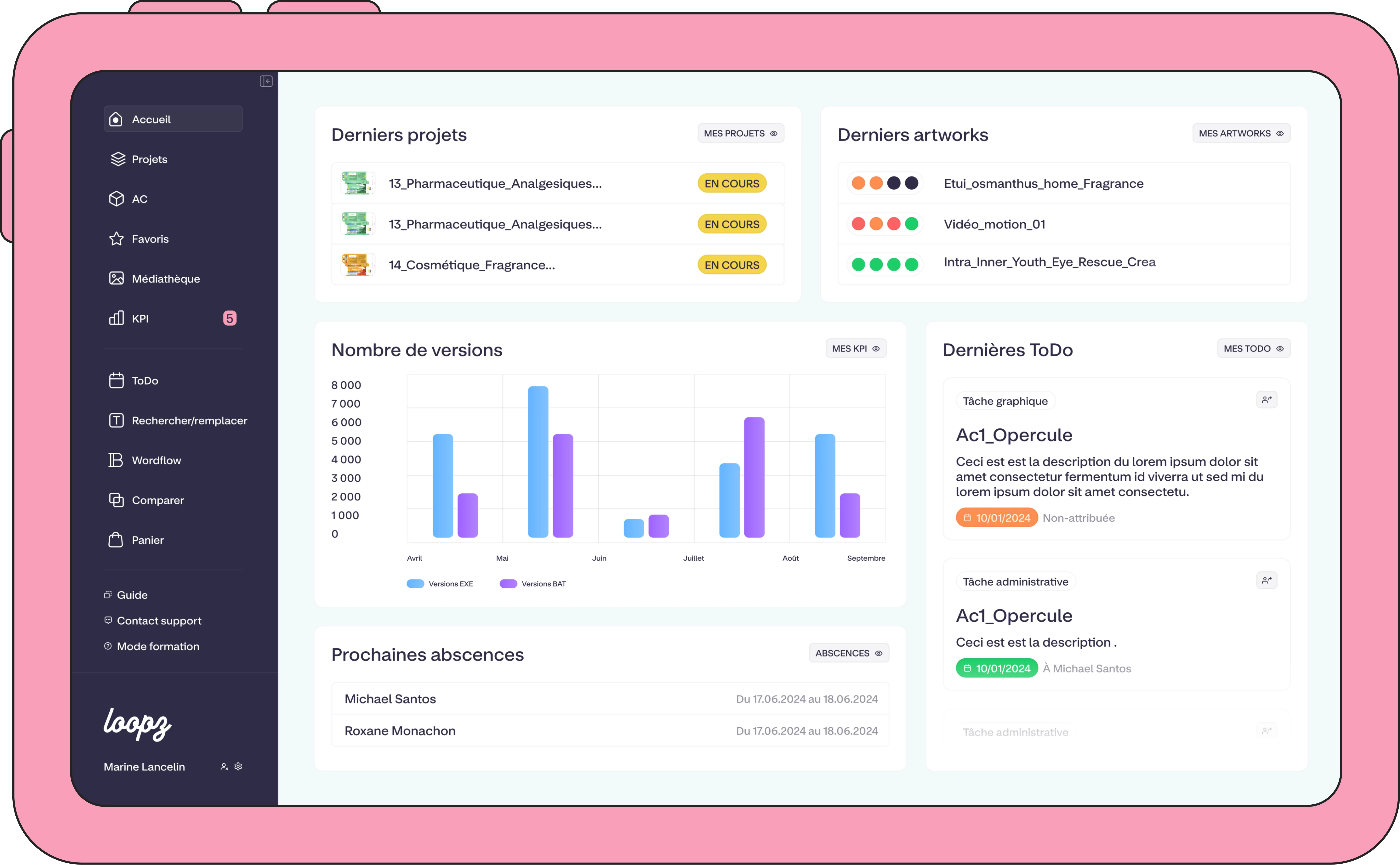 Loopz, Artwork Management Solution