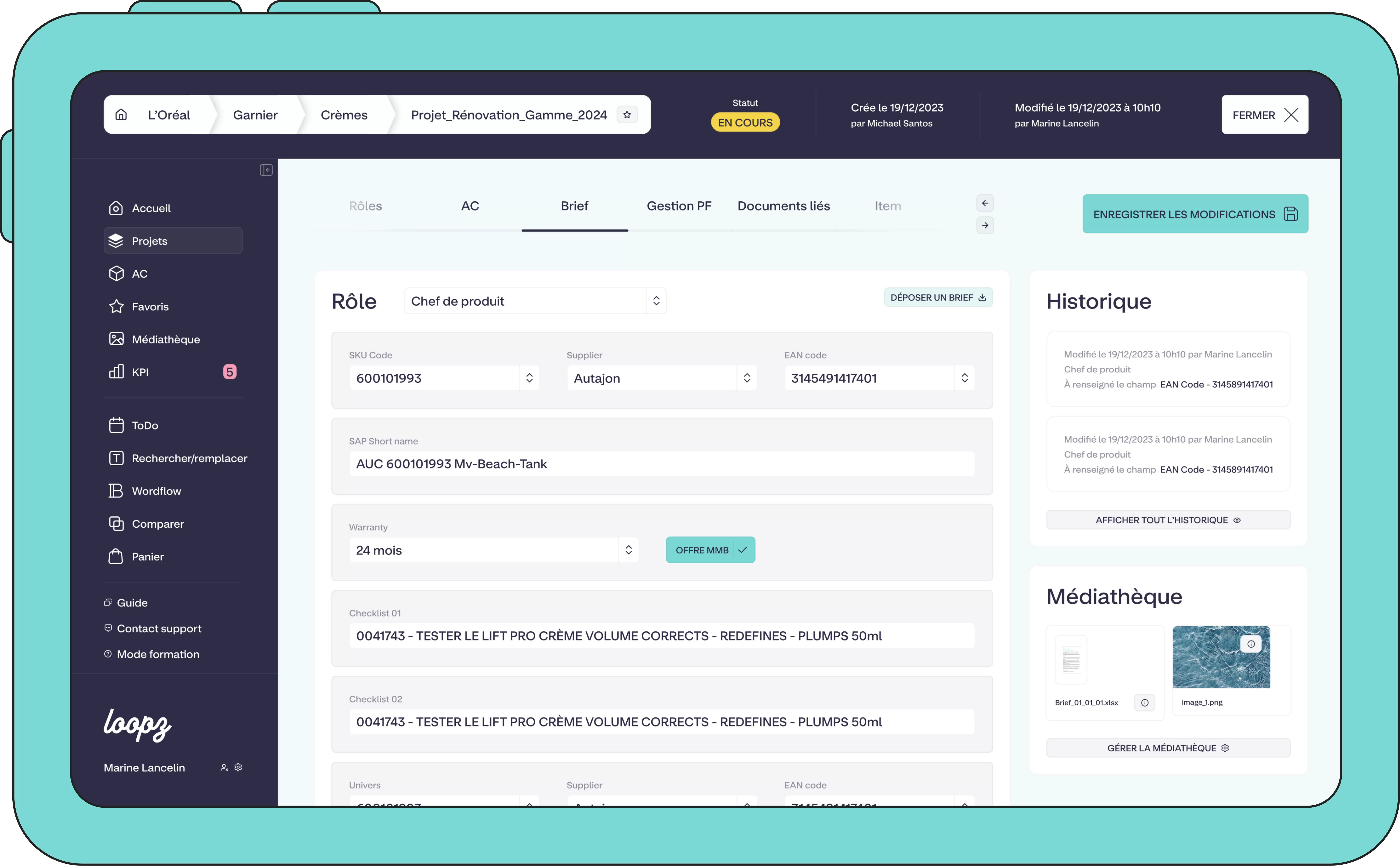 Loopz, Artwork Management Solution